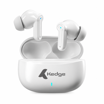 Kedge TWS Pro Wireless Bluetooth Earbuds – White